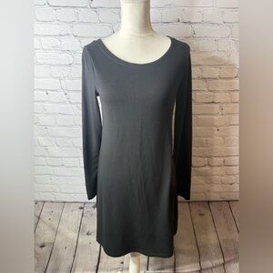 NWT Cable & Gauge Elegant Black Long Sleeve Dress size small